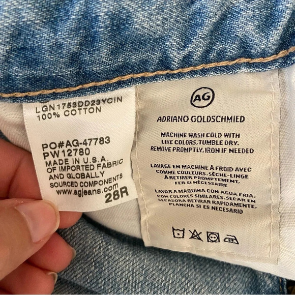 Adriano Goldschmied The Isabelle High Rise Straight Crop Jeans - Picture 8 of 8